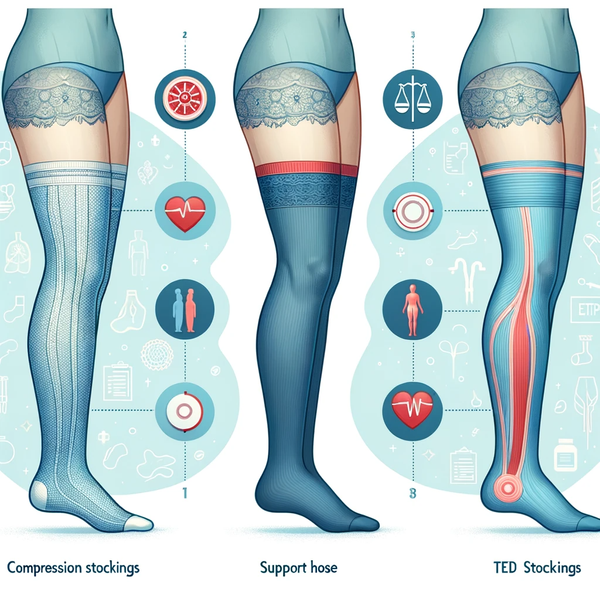 Navigating the World of Medical Hosiery: Understanding Compression Stockings, Support Hose, and TED Stockings